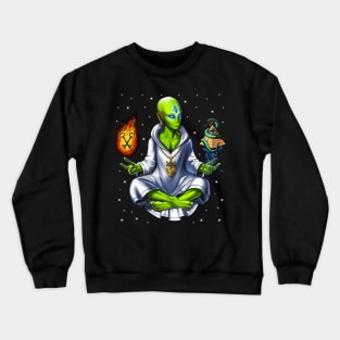 Alien Illuminati Conspiracy Crewneck Sweatshirt